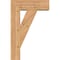 Ekena Millwork Traditional Block Smooth Bracket w/ Offset Brace, Western Red Cedar, 7 1/2"W x 22"D x 34"H BKT0806X22X34TRA05SWR - alternate 2